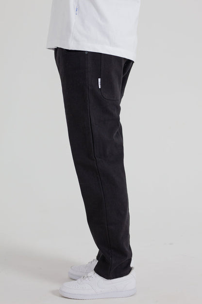 MENS BLACK LOOSE DENIM PANTS