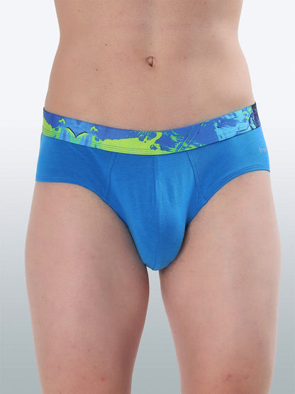 Men's Cotton Abstract Waistband Brief – Pack of 2