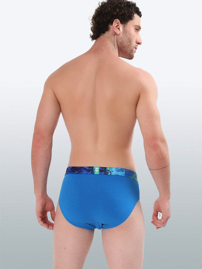 Men's Cotton Abstract Waistband Brief – Pack of 2