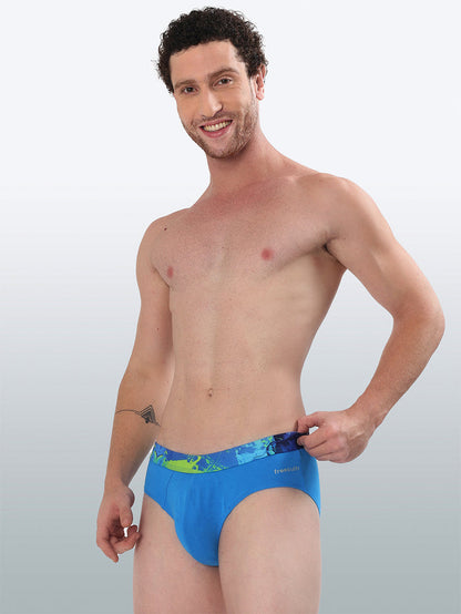 Men's Cotton Abstract Waistband Brief – Pack of 2