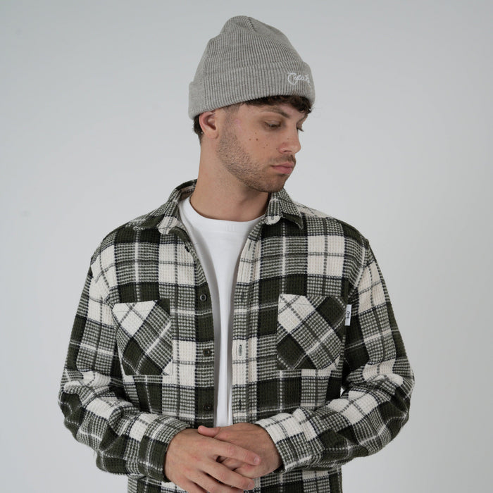 MEN'S MASON WAFFLE PLAD SHIRT