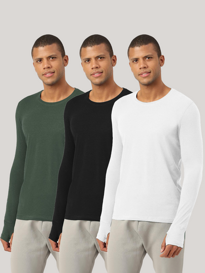 White; Black forest Green; Black / S / Men