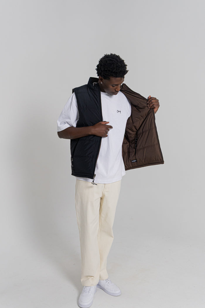 MEN'S REVERSIBLE PUFFER VEST