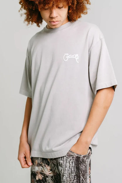 MEN'S SCRIPTED BOX FIT T-SHIRT