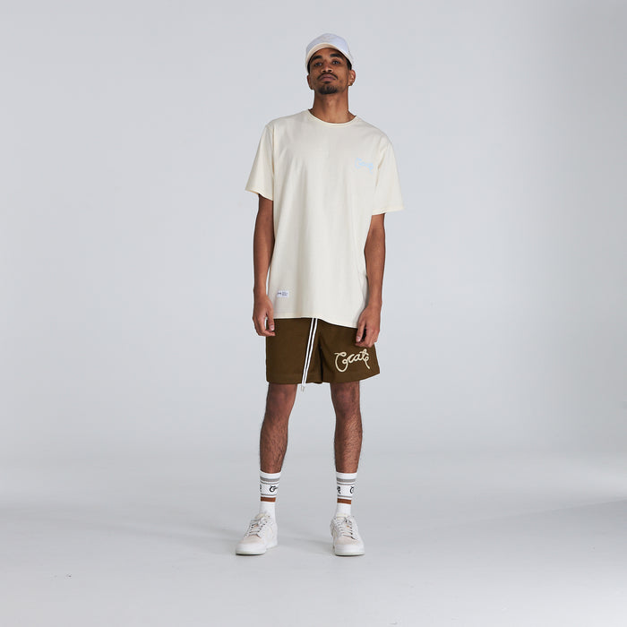Men's Scripted Mesh Shorts