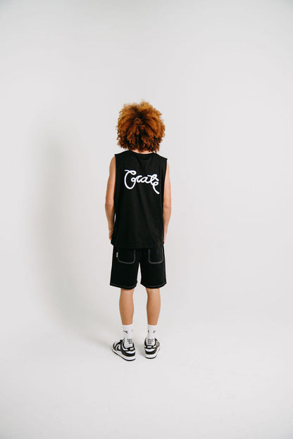 MENS SCRIPTED MUSCLE SINGLET