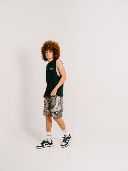 MENS SCRIPTED MUSCLE SINGLET