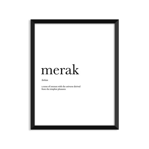 Merak Definition - Unframed Art Print Or Greeting Card