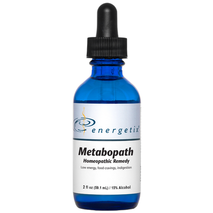 Metabopath is a homeopathic combination formula for symptoms associated with cellular metabolism.