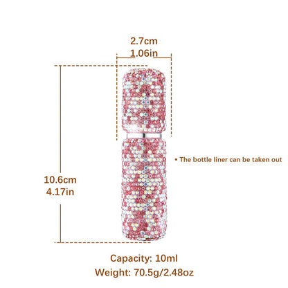 MHB Rhinestone Portable Mini Perfume Atomizer Bottle
