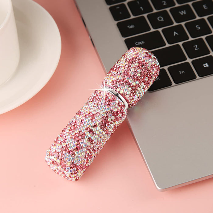 MHB Rhinestone Portable Mini Perfume Atomizer Bottle