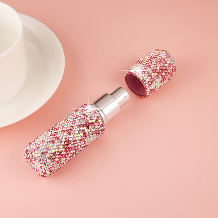 MHB Rhinestone Portable Mini Perfume Atomizer Bottle