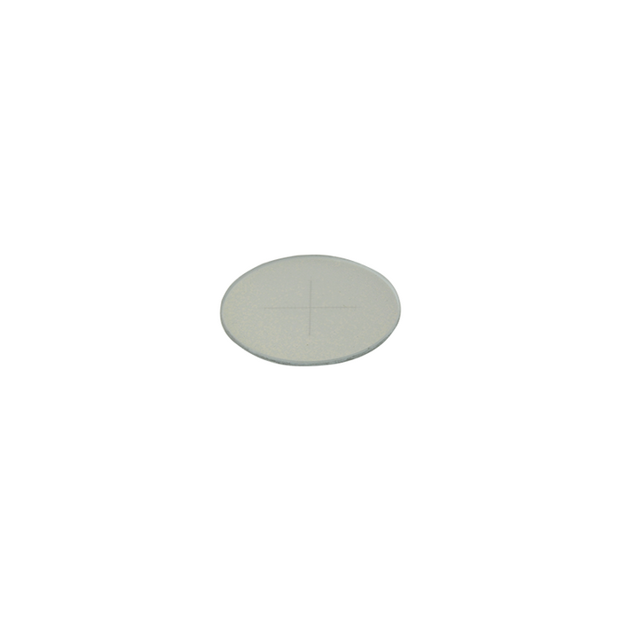 Microscope Eyepiece Reticle Cross Line Micrometer Ruler, 180° Angle, Dual Axis Crosshair Scale Dia. 27mm, 10mm/100 Div.