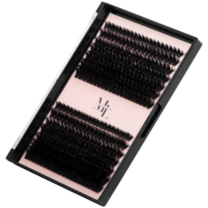 Midnight Fluffy 300D Lash Extensions  D Curl