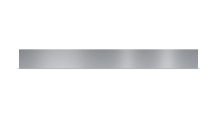 Miele KTK 3630 Stainless-steel toe-kick panel part 12687210