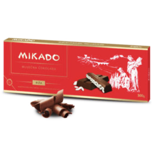 Mikado Chocolate with Puffed Rice 300g (Zvecevo) - MezeHub