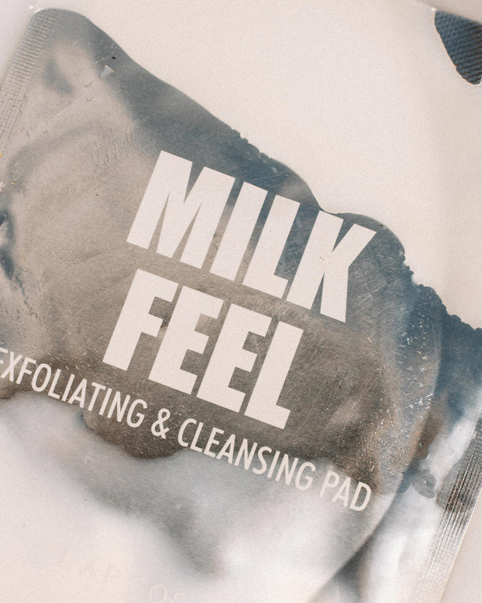 milk feel exfoliating & cleansing pads from lapcos