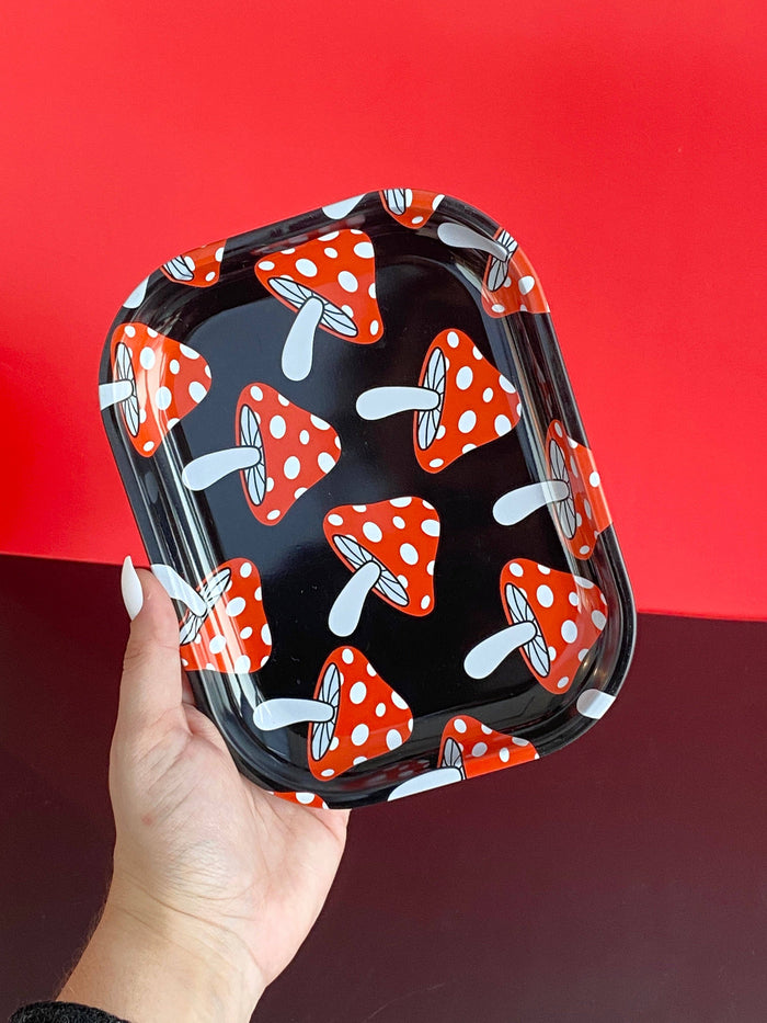 MINI MUSHROOM ROLLING TRAY