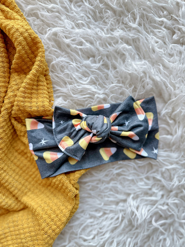 Mini Tieband - Candy Corn