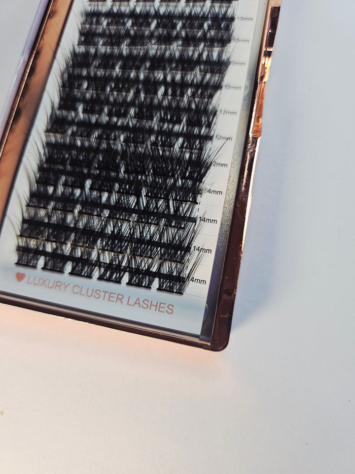 MinuLashes Venus Curl C – DIY Cluster Lashes 72 pcs | Soft & Delicate | Natural Everyday Look