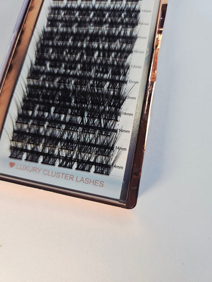 MinuLashes Venus Curl C – DIY Cluster Lashes 72 pcs | Soft & Delicate | Natural Everyday Look