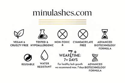 MinuLashes Venus Curl C – DIY Cluster Lashes 72 pcs | Soft & Delicate | Natural Everyday Look