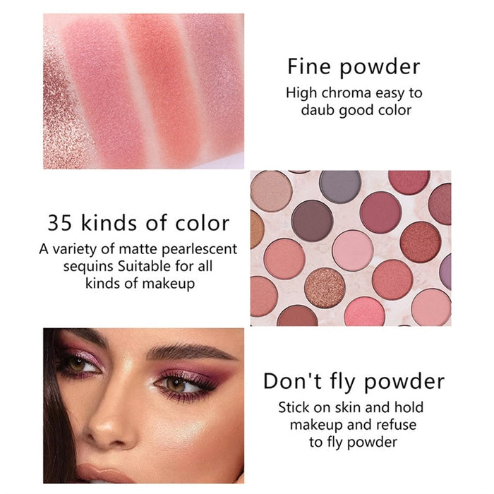 Miss Rose 35 Color EyeShadow Palette