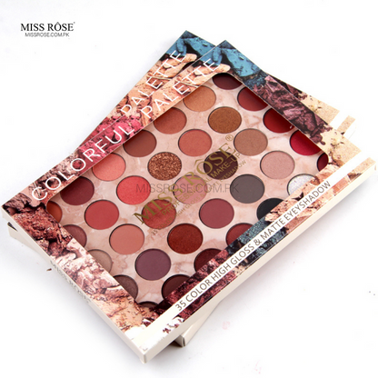 Miss Rose 35 Color Fashion Eye Shadow Palette | Miss Rose Com Pk | Official Store In Pakistan | 100% Authentic Makeup Products