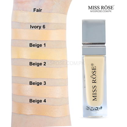 Miss Rose Liquid Silk Foundation (NEW) | Miss Rose Com Pk | Official Store In Pakistan | 100% Authentic Makeup Products