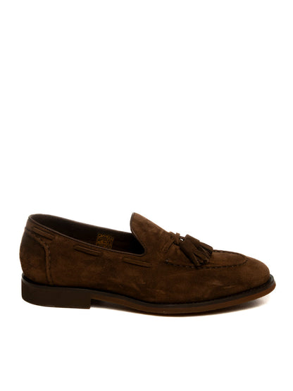 HENDERSON Mocassino camoscio marrone scuro 76401 VIT-DARK BRO