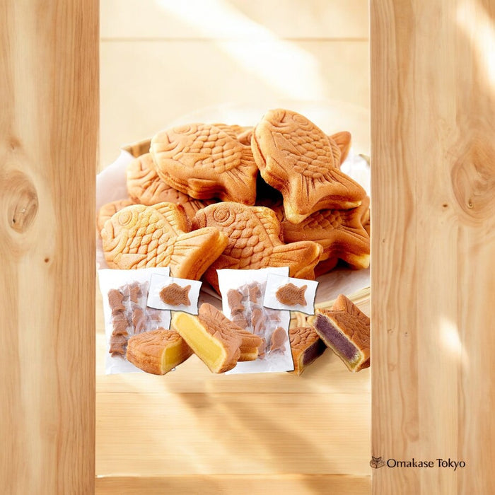 Mochi Mini Taiyaki (Cream & Red Bean) 30pcs