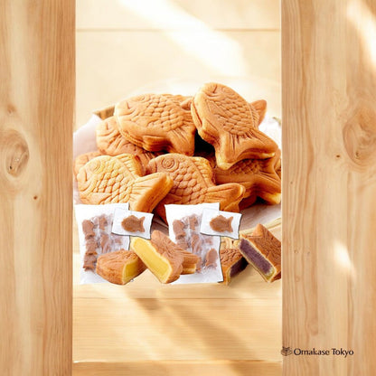 Mochi Mini Taiyaki (Cream & Red Bean) 30pcs