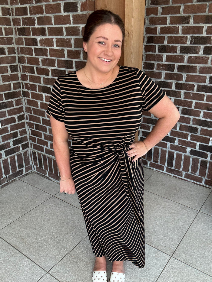 Molly Bracken Knotted Waist Dress
