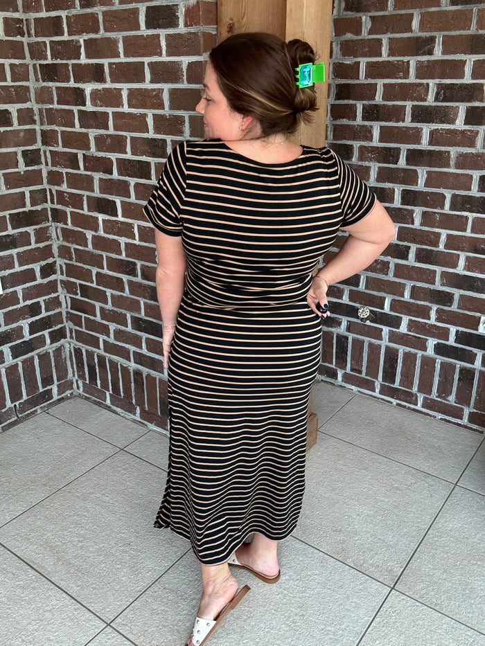 Molly Bracken Knotted Waist Dress