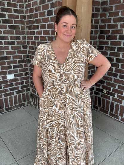 Molly Bracken Printed Maxi Dress