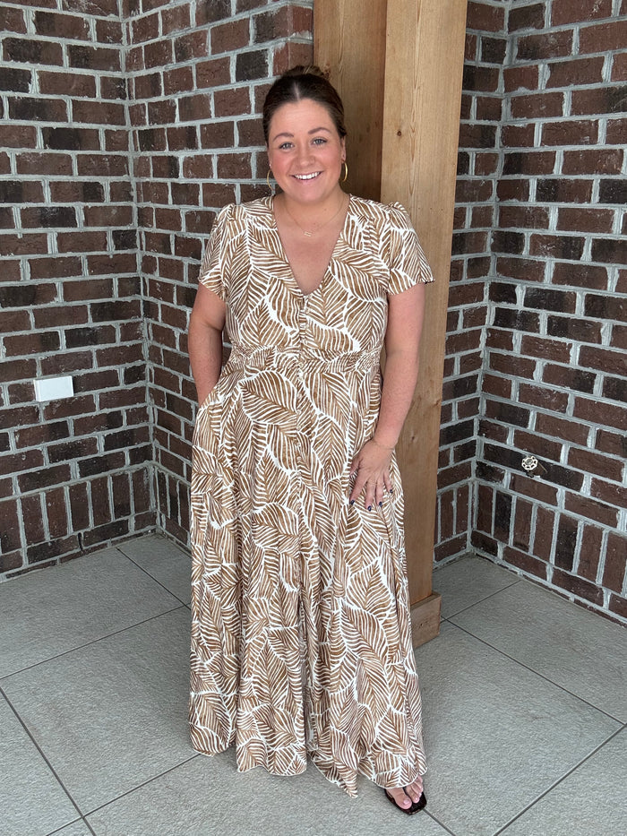 Molly Bracken Printed Maxi Dress