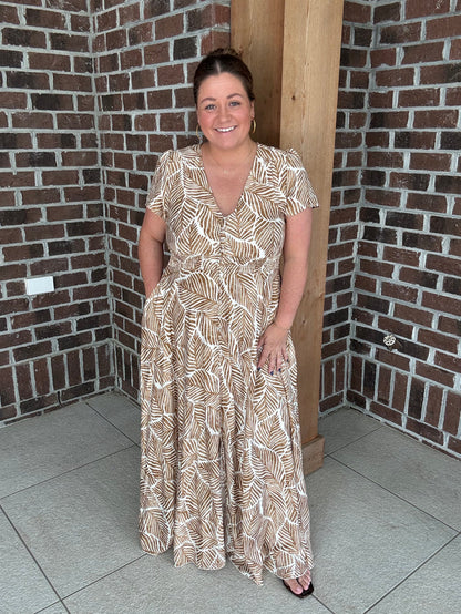 Molly Bracken Printed Maxi Dress