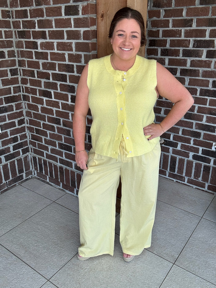 Molly Bracken Sleeveless Knit Cardigan