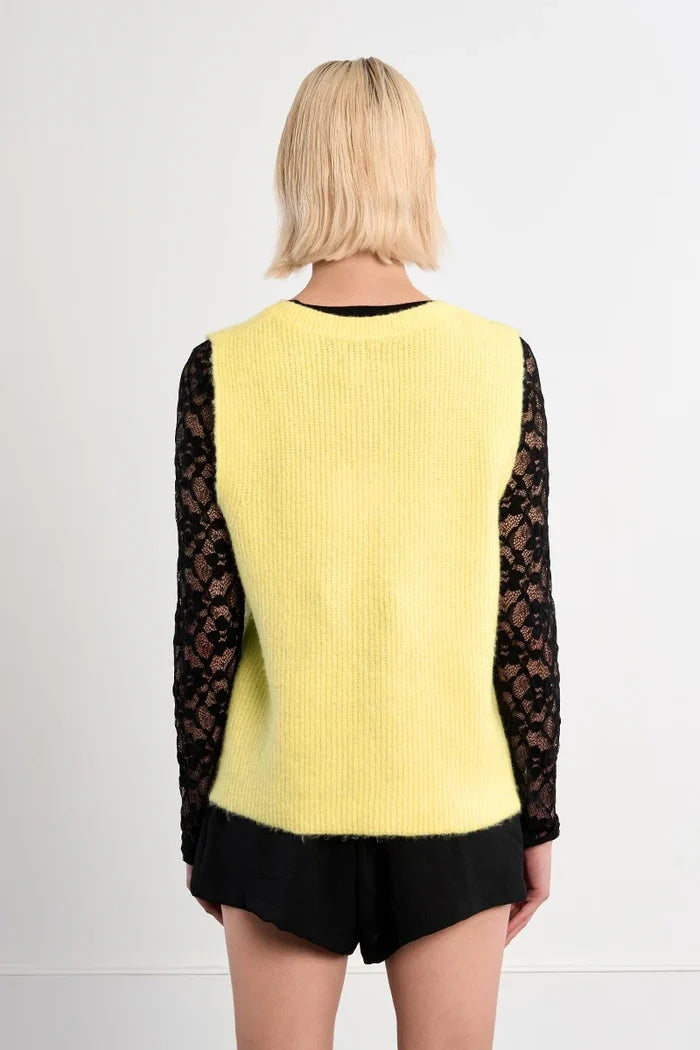 Molly Bracken Sleeveless Knit Cardigan