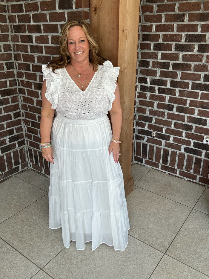 Molly Bracken Woven Cotton Top