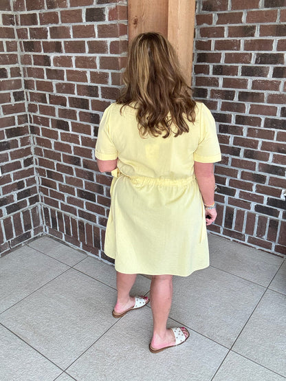Molly Bracken Yellow Mini Dress