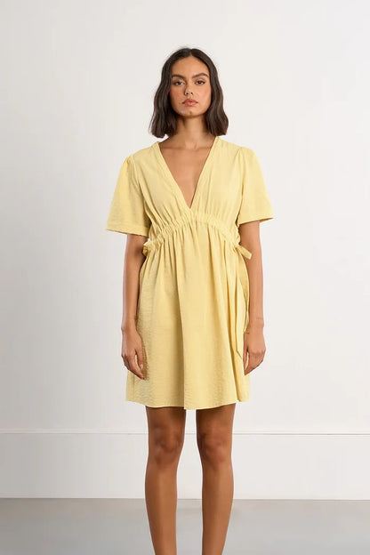 Molly Bracken Yellow Mini Dress