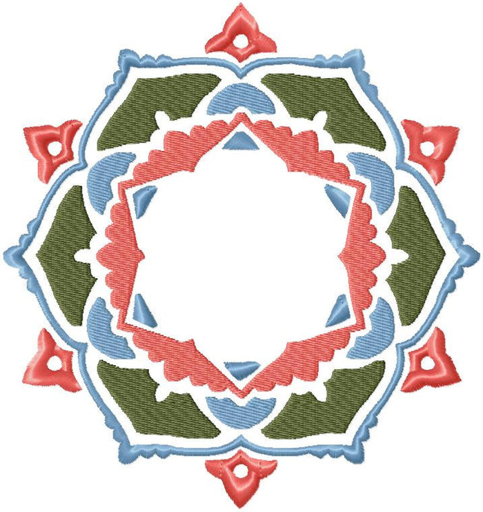 Monogram Frame 3 - Machine Embroidery Design
