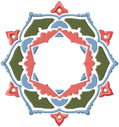 Monogram Frame 3 - Machine Embroidery Design