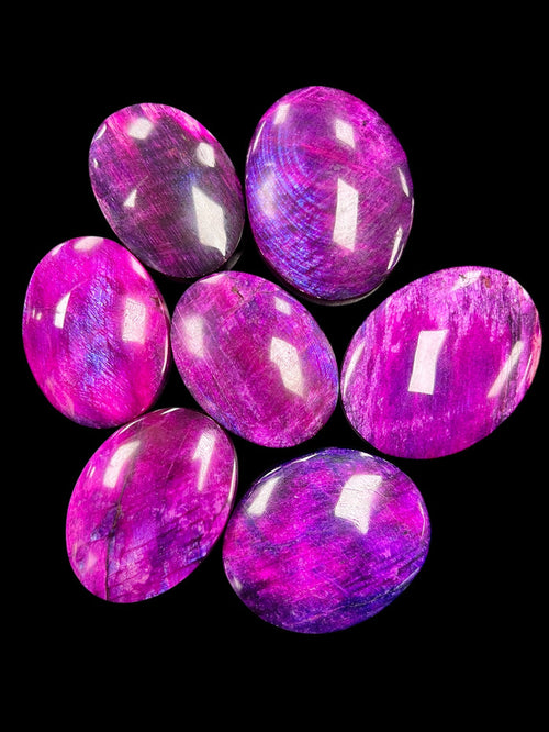 Dyed Moonstone Palm Stones from the Raven's Cauldron, 6 N Sandusky St, Delaware, OH 43015