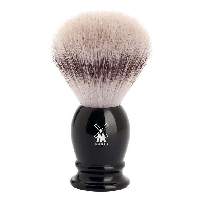 Mühle Classic Style Silvertip Fibre barberkost Sort 1