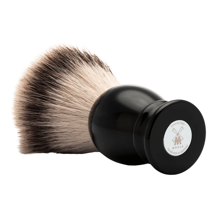 Mühle Classic Style Silvertip Fibre barberkost Sort 1
