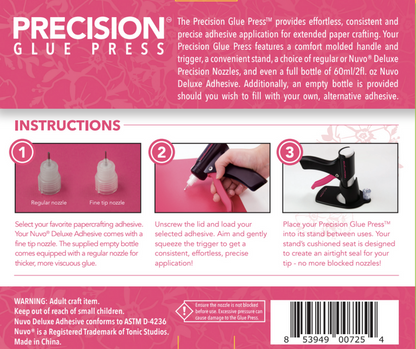 My Sweet Petunia - Glue Press. The Glue Press provides effortless, consistent and precise adhesive application for extended paper crafting. Available at Embellish Away located in Bowmanville Ontario Canada.