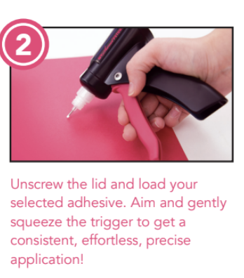My Sweet Petunia - Glue Press. The Glue Press provides effortless, consistent and precise adhesive application for extended paper crafting. Available at Embellish Away located in Bowmanville Ontario Canada.