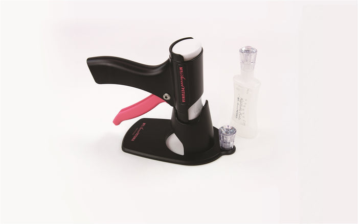 My Sweet Petunia - Glue Press. The Glue Press provides effortless, consistent and precise adhesive application for extended paper crafting. Available at Embellish Away located in Bowmanville Ontario Canada.